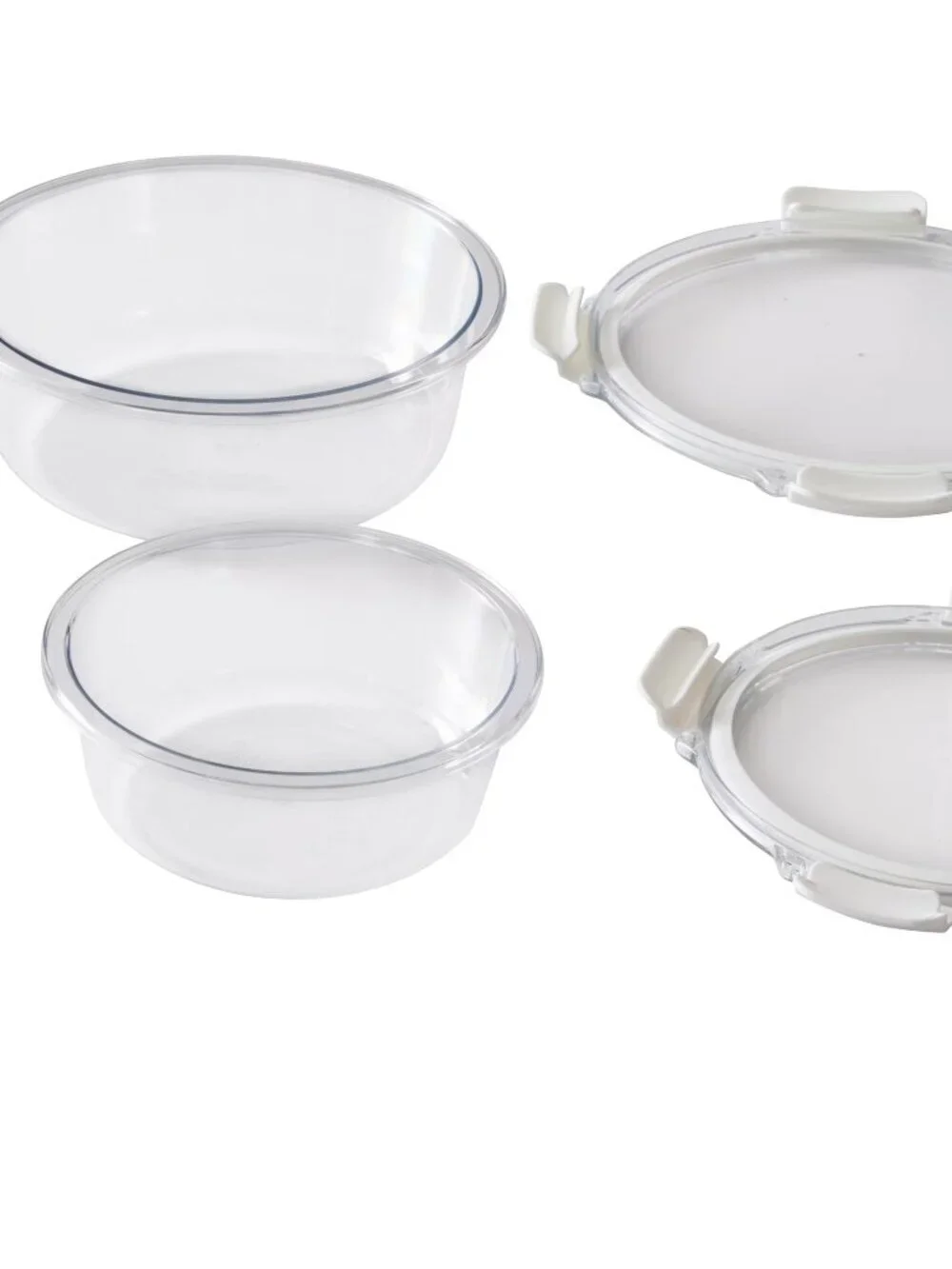 Better Homes & Gardens 6-Piece NESTING Melamine Serving Bowl Set With Lids ~ NWT
